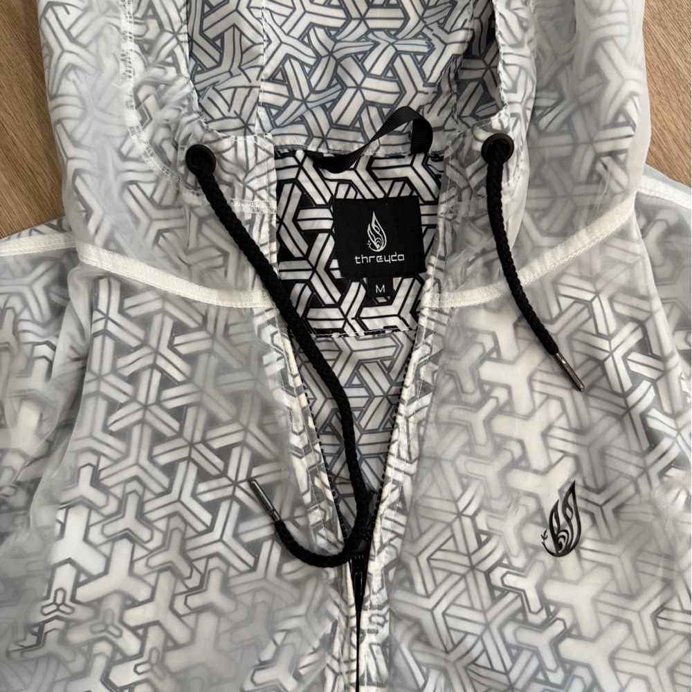 Threyda Translucent Windbreaker Jacket - image 7